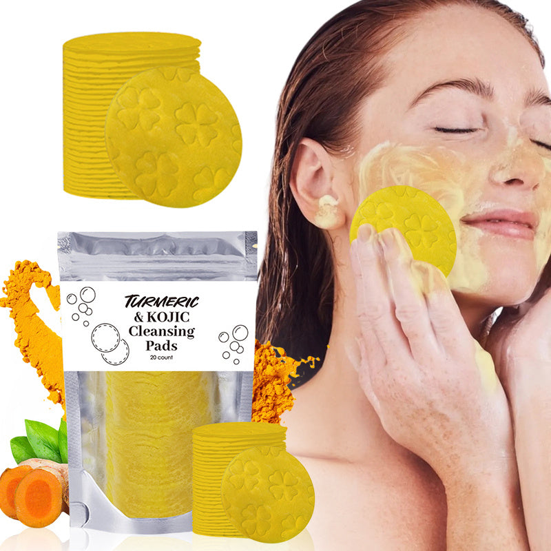 Turmeric Exfoliating Cleansing Pads Compressed Facial Sponges Skin Care Tools For Face Clogged Pores Excess Oil Cleansing Turmeric Exfoliating Cleansing Pads Compressed Facial Sponges Skin Care Tools For Face Clogged Pores Excess Oil Cleansing
